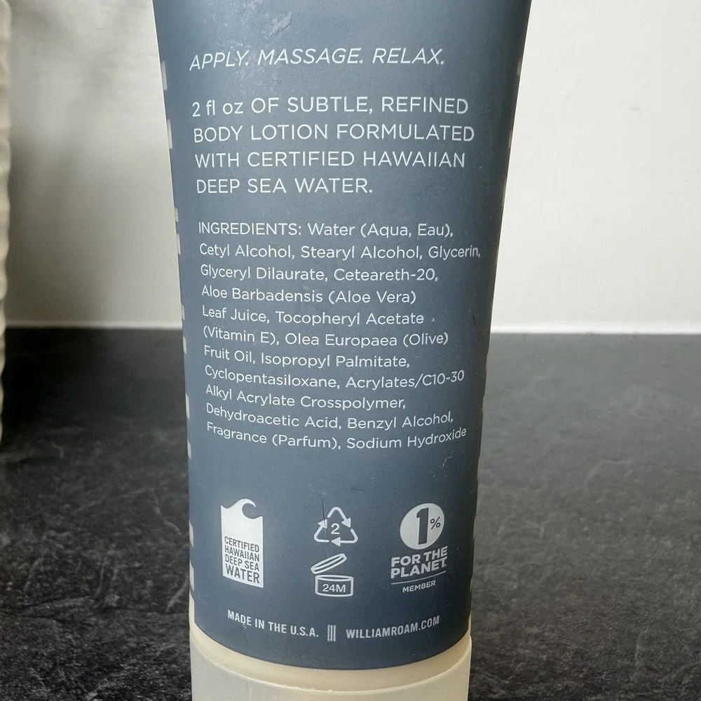 NEW William Roam FLOAT Sea Water Body Lotion 2 oz Lot Of 6